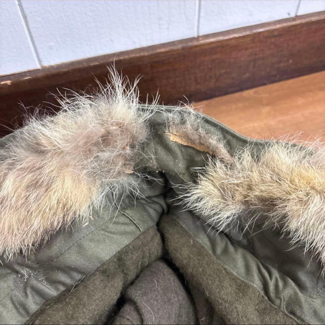 50s 初期型　米軍　実物　M51フード　M1951 PARKA コヨーテファ④