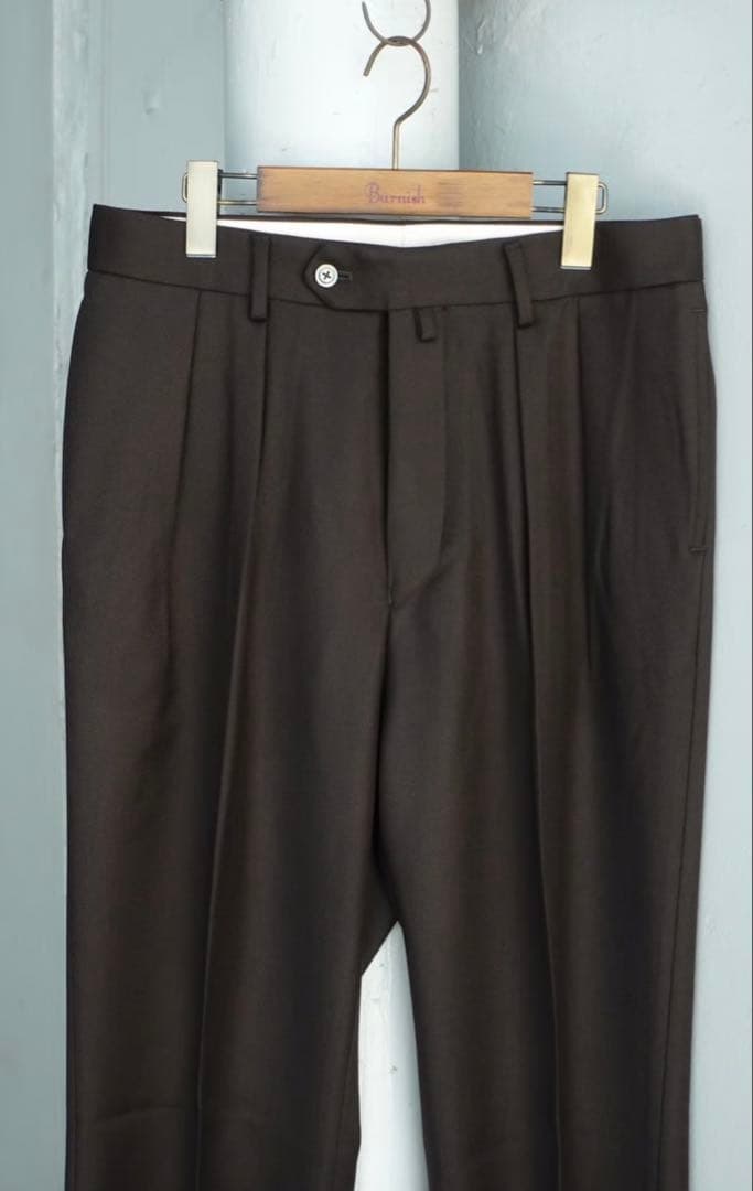 パンツ 25aw NEAT / WOOL TRICOTINE FLARE 46