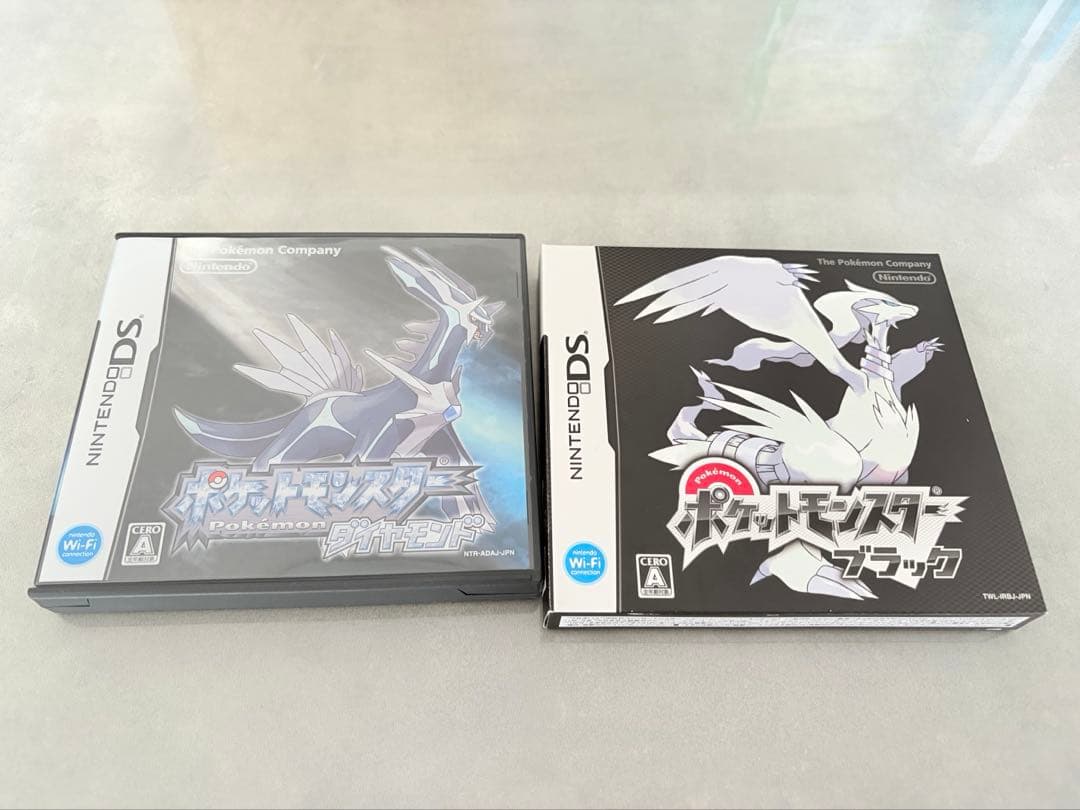 【希少/外箱付き完品】ポケモンDS 2個セット（ブラック・ダイヤモンド）