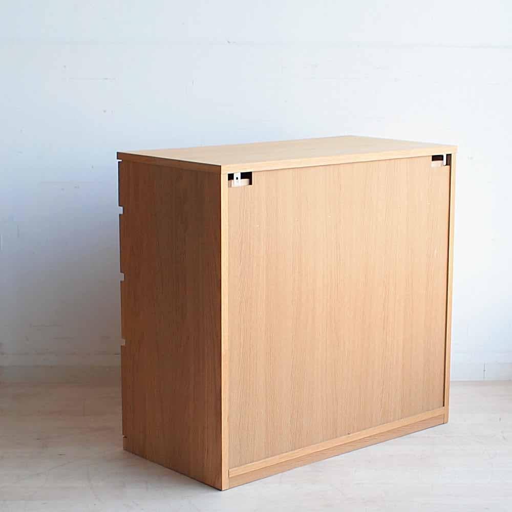 無印良品/MUJI オーク材 4段チェスト ナチュラル ZR24335
