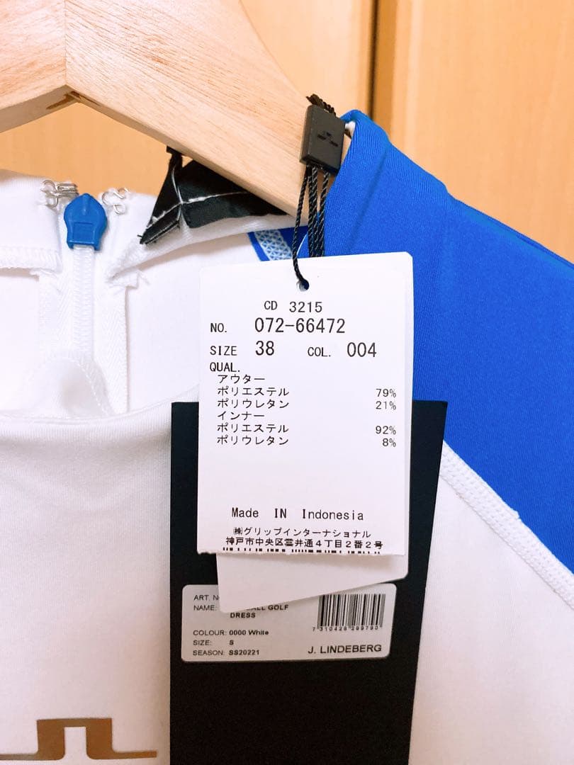 新品♡ タグ付き ジェイリンドバーグ  jlindeberg ワンピース S