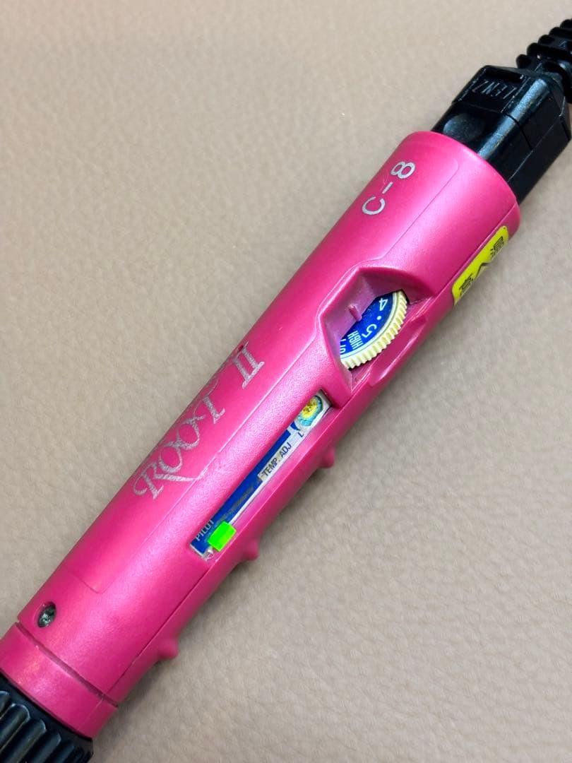 超美品LENZ C-8レンツルートアイロン　元巻き丸8㎜　理容アイロン