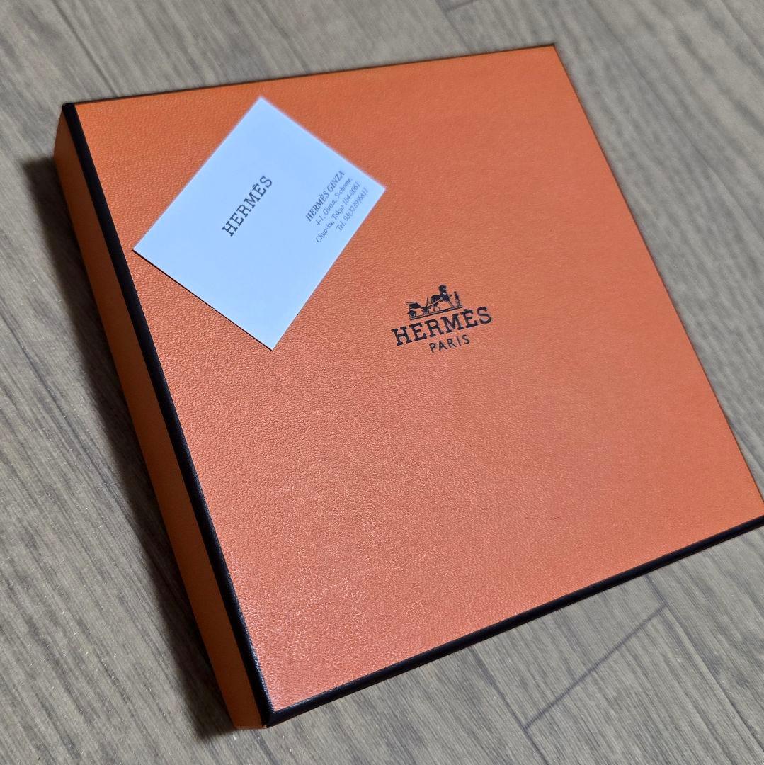 HERMES スカルホース ハンカチ エルメス
