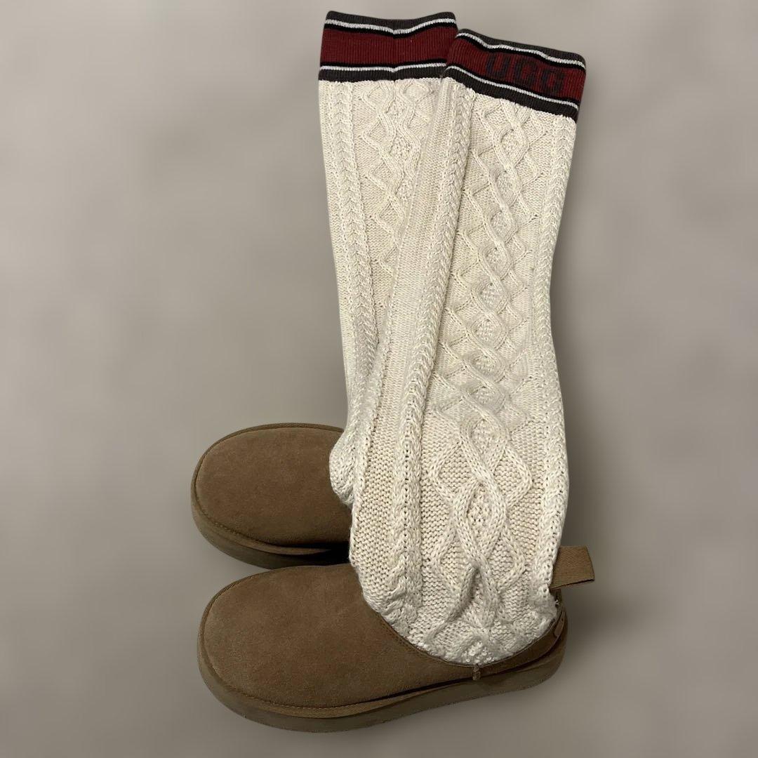 ★UGG靴下付き厚底ブーツ23cm★