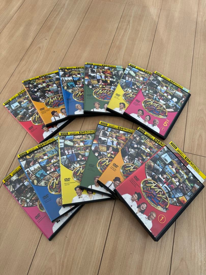 美品 クレイジージャーニー DVD12枚セット レンタル落ち 送料無料！