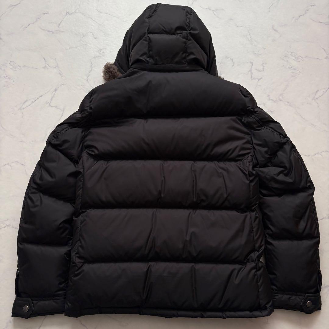 バーバリーブラックレーベル 2WAY ダウンジャケット Lサイズ ファー