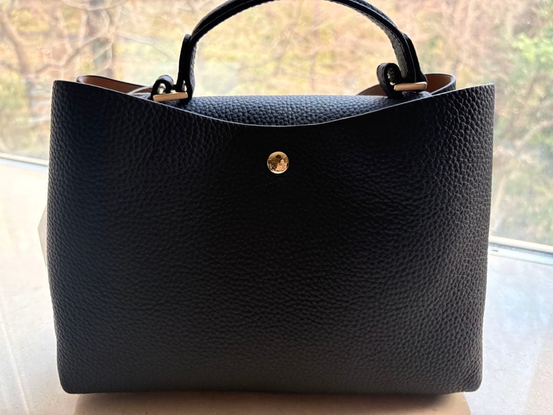 ヘイニ　マロエ　ブラック　ショルダー付き　HAYNI Marollet 本革