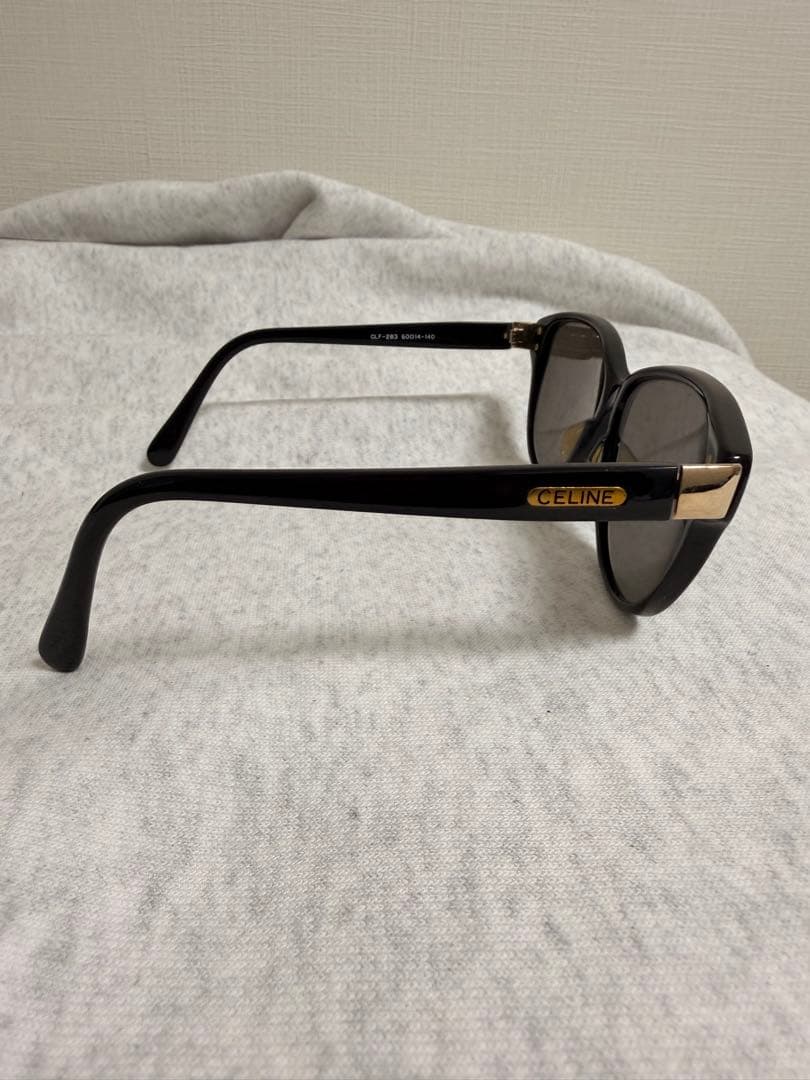 片*中様 CELINE PARIS サングラス ブラック CLF-283 ケース