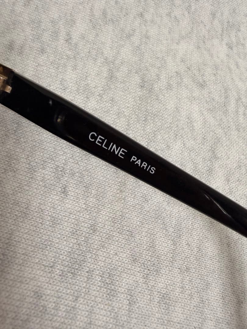 片*中様 CELINE PARIS サングラス ブラック CLF-283 ケース