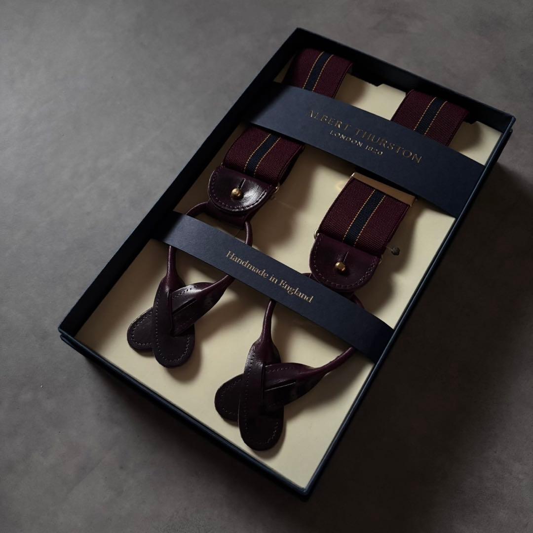 【新品】 THURSTON サスペンダー イングランド製　AT33