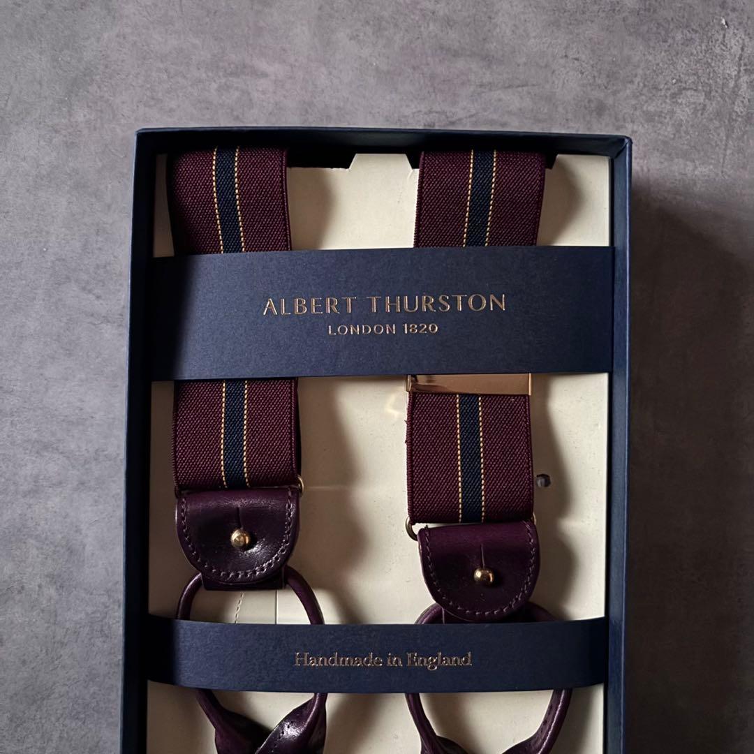 【新品】 THURSTON サスペンダー イングランド製　AT33