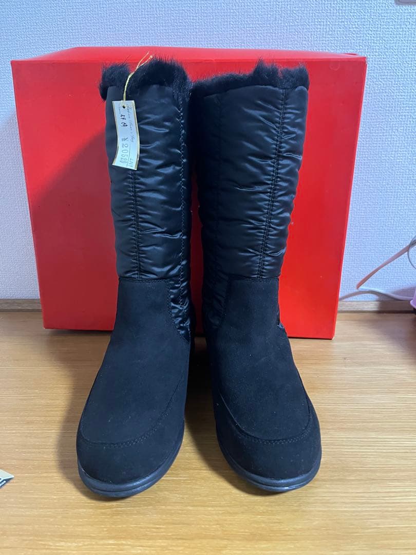 【未使用】madras Walk 防寒ブーツ 24.0cm ブラックゴアテックス