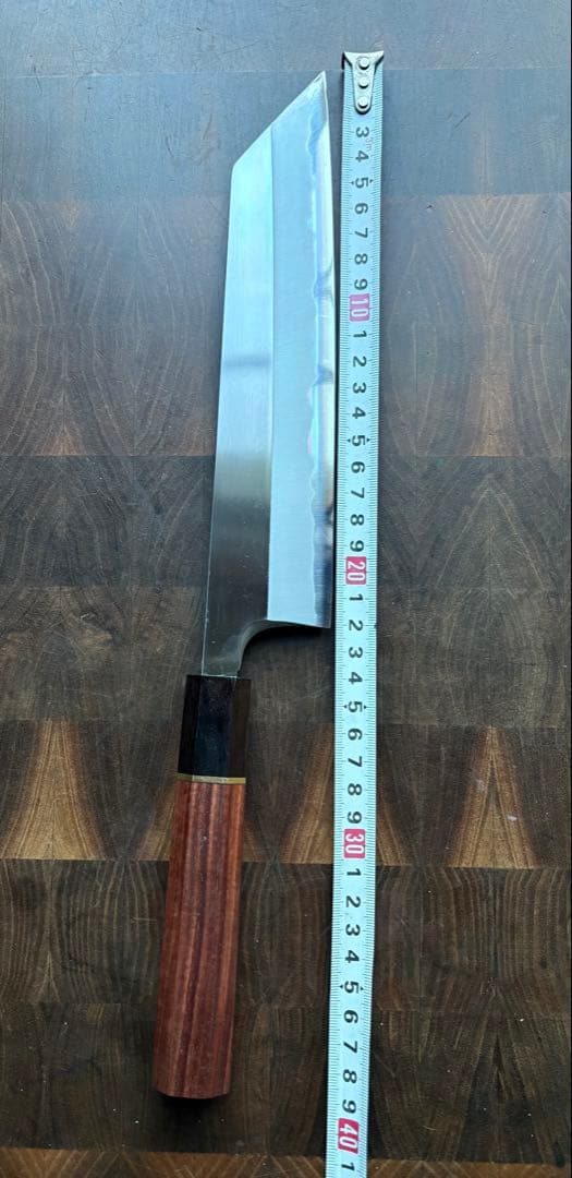 堺打刃物　切付　和牛刀　240mm 包丁　白鋼　和包丁　片刃　本職　和食