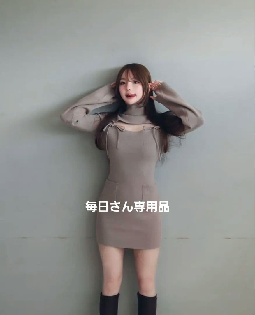 ANDMARY bebe mini dress べべミニドレス