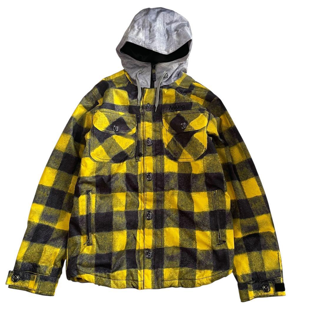 バートン アナログ　スノボー　ウェア　L イエロー ブラック　セットアップ　上下