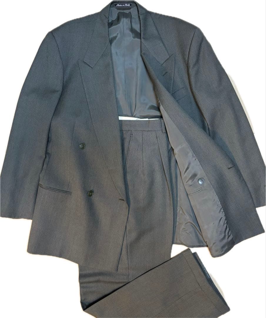 GIORGIO ARMANI スーツ上下　グレーグリーン