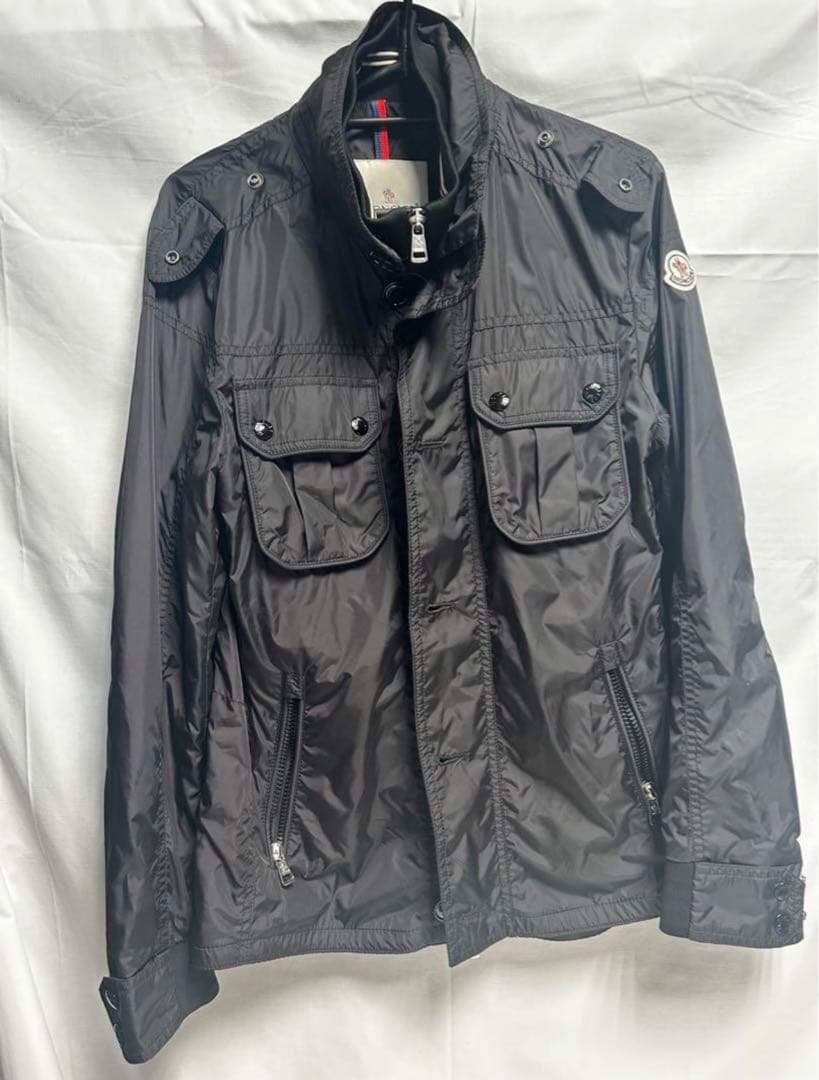 【sk】MONCLER モンクレール ブラック ナイロンジャケット
