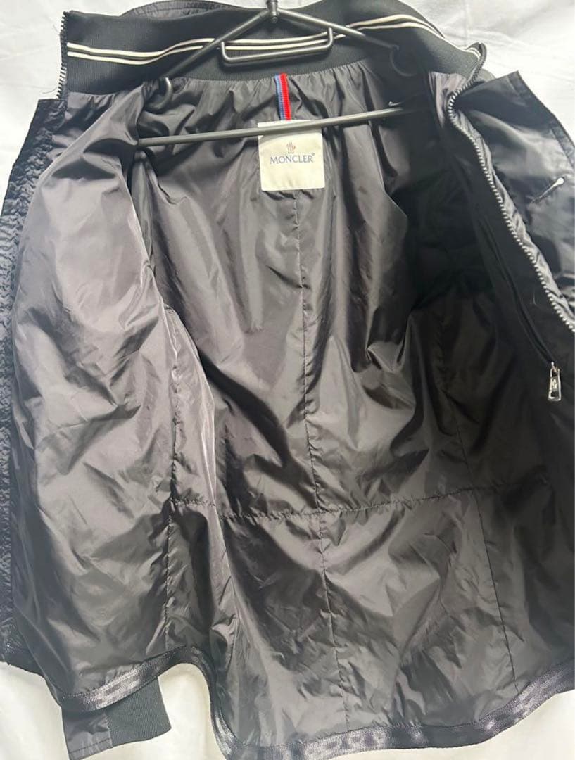 【sk】MONCLER モンクレール ブラック ナイロンジャケット