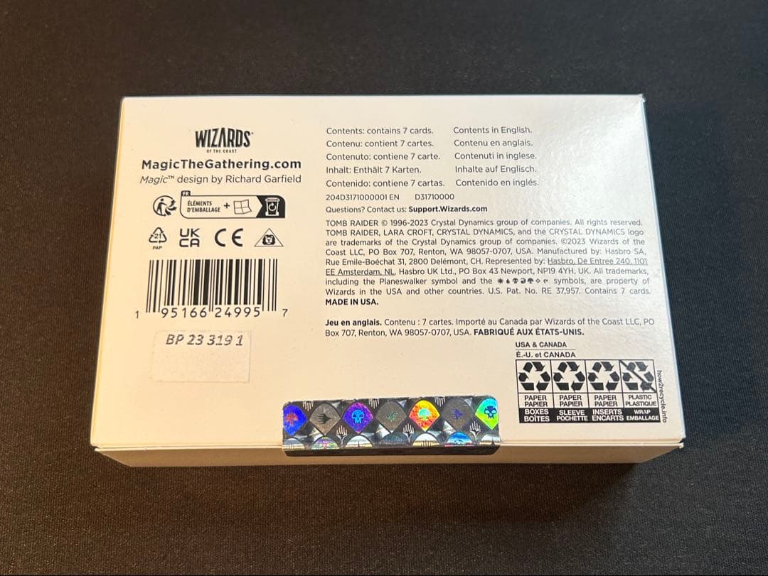 MTG【未開封BOX】SECRET LAIR X TOMB RAIDER