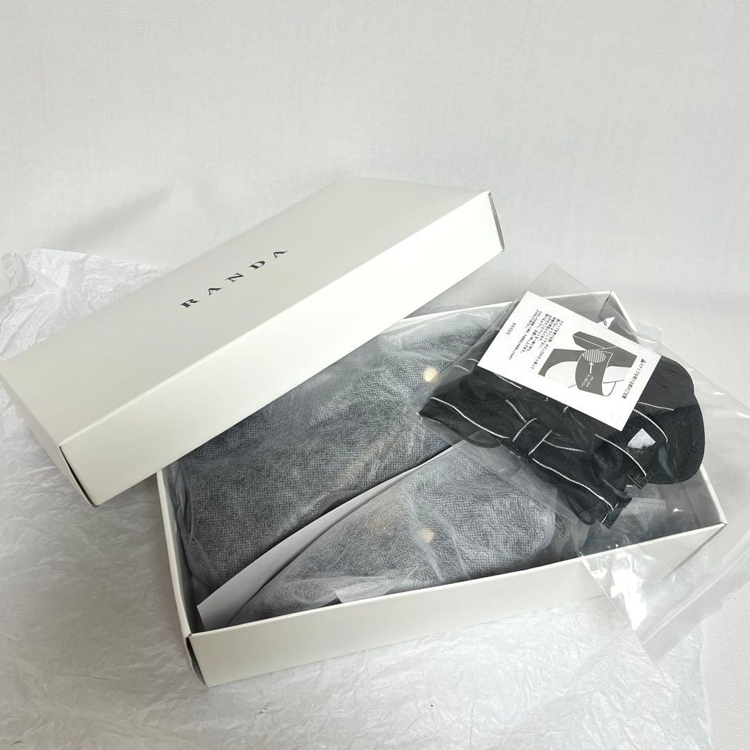 美品★RANDA 2WAYローファー Mサイズ＋中敷き★匿名配送