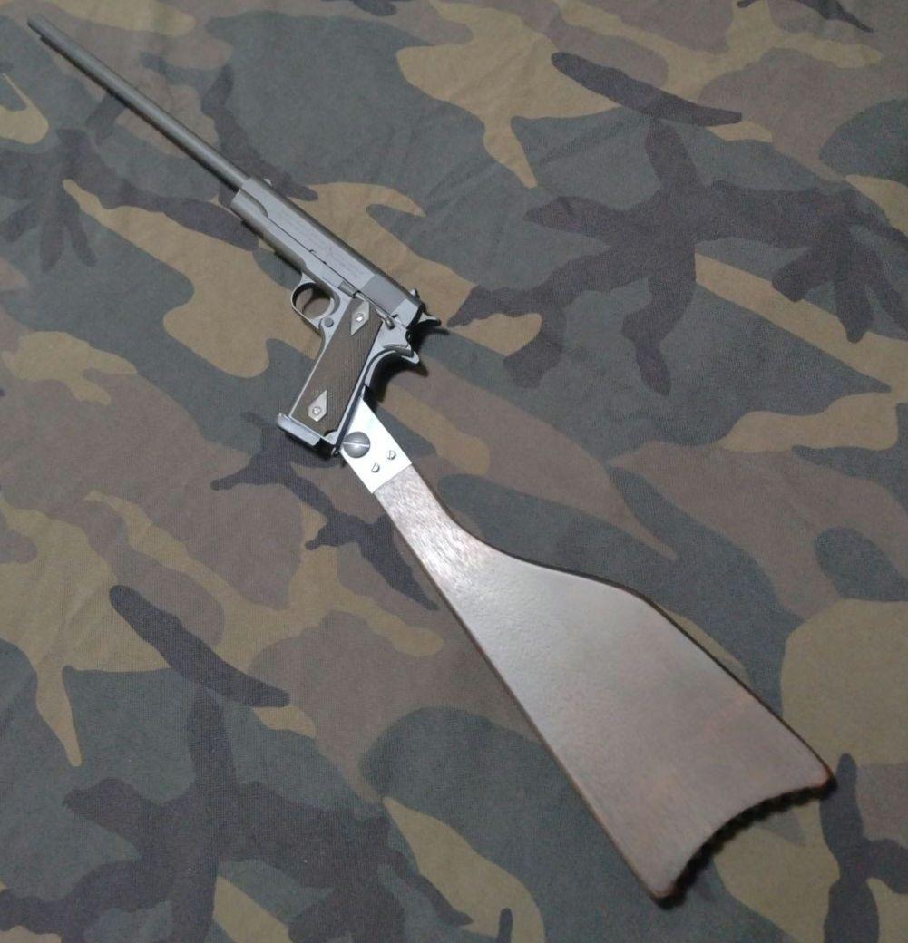 東京マルイ コルトガバメント M1911A1 ロングバレル　ストック　カスタム