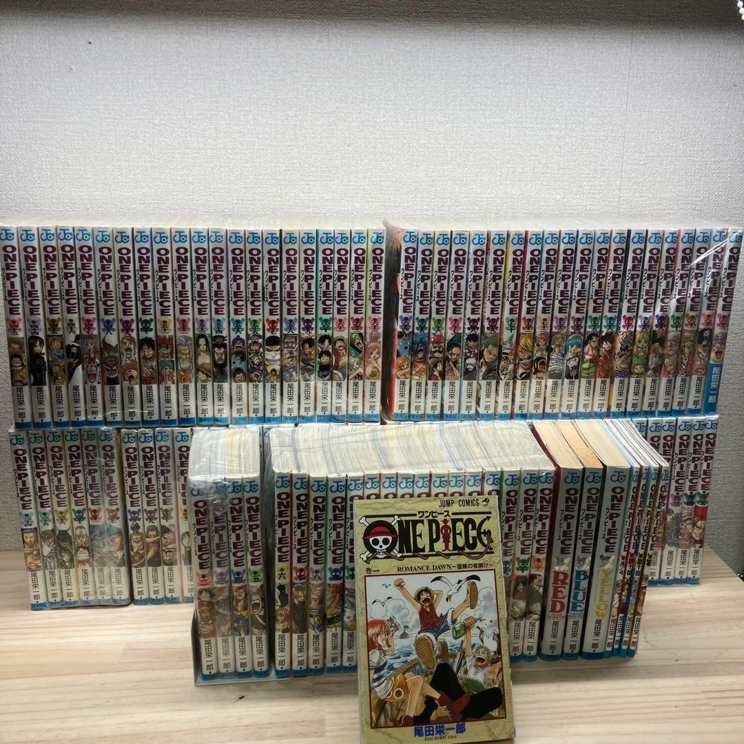 ワンピース　105巻セット+関連本多数　合計112冊　尾田栄一郎