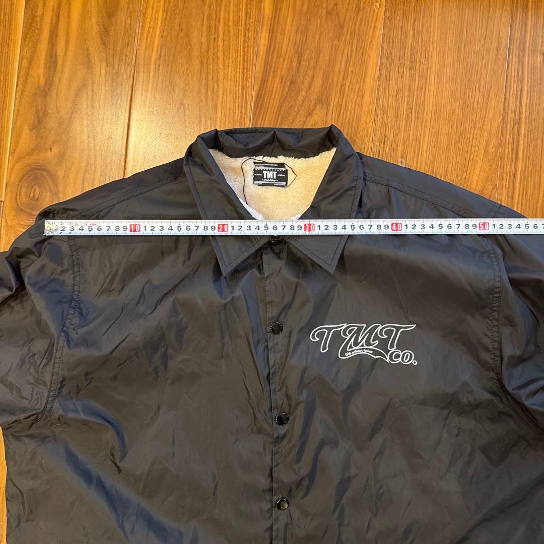 【希少XL】TMT 裏ボア コーチジャケット ピンナップガール 黒