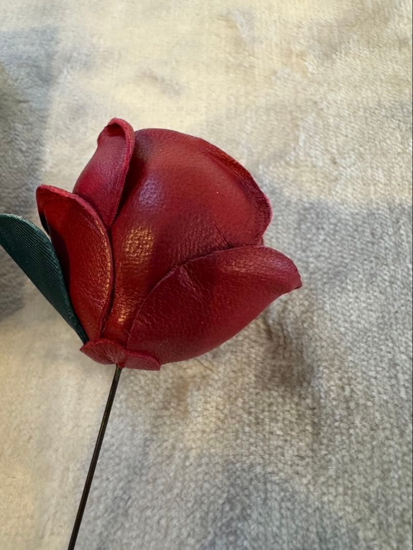 undercover 07SS PURPLE期 レザースカルラペルピン 箱付き