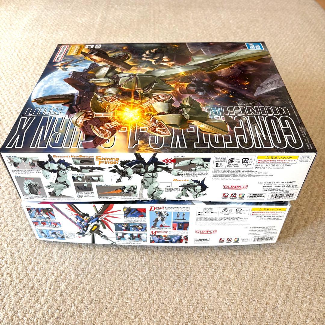 ★人気★ MGターンX & デスティニーガンダム ガンプラセット 新品