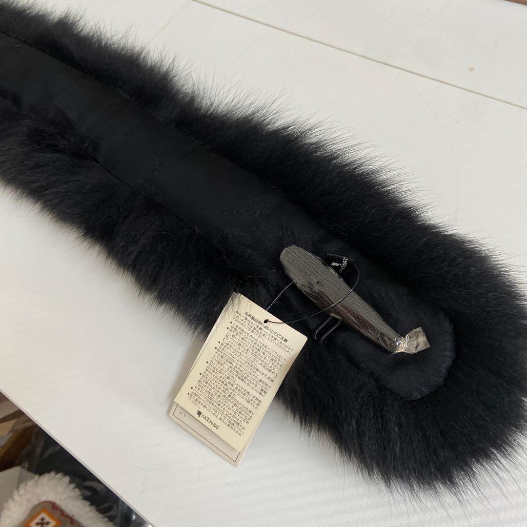 美品⭐️岐阜毛被　GIFUMOUHI リアルファーコート　ブラック