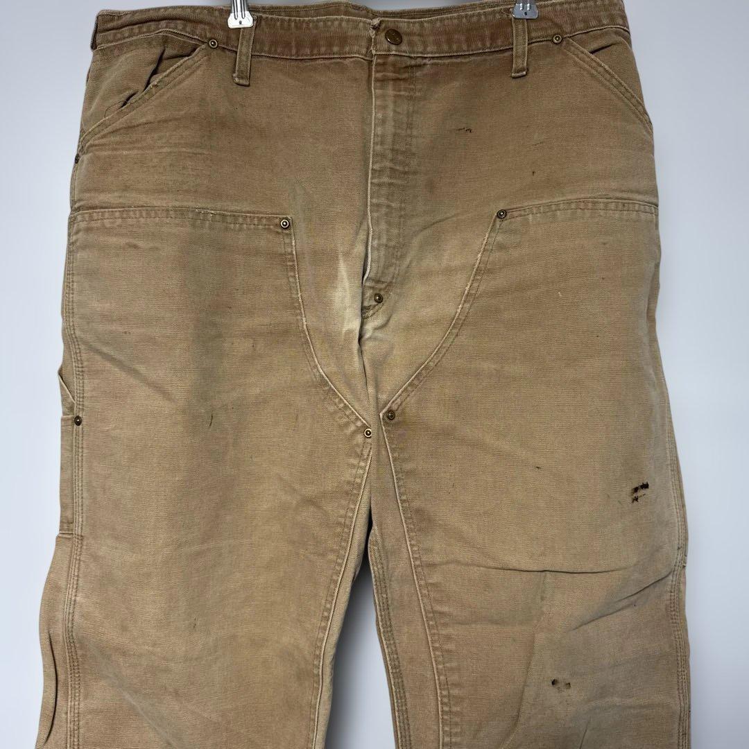 値下げ◇ビンテージ carhartt ダメージ ダブルニー