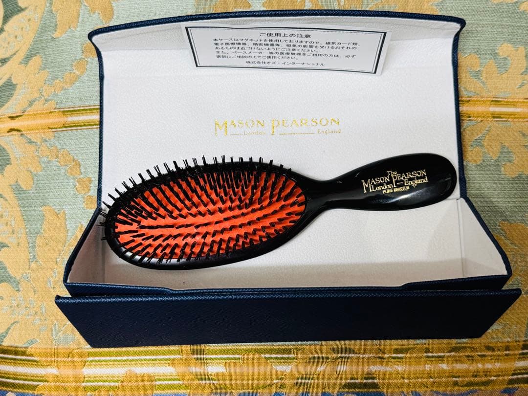 MASON PEARSON メイソンピアソン　ヘアブラシ 専用ケース付き☆