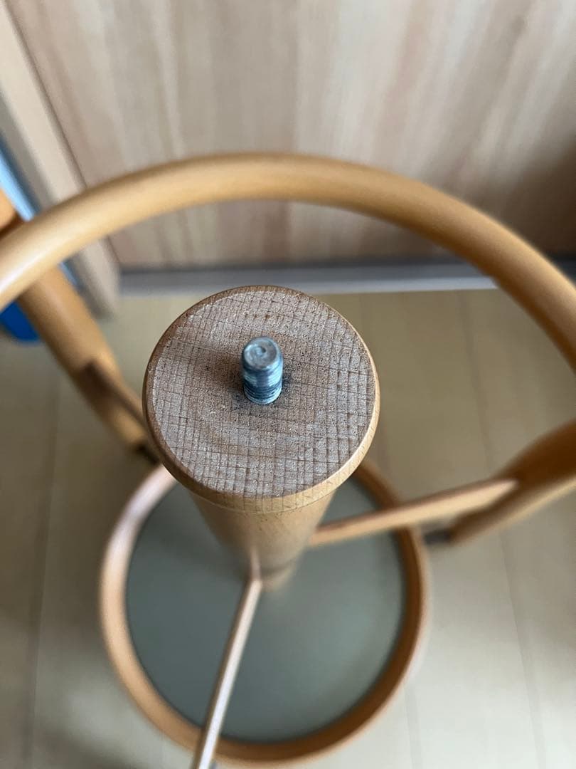 美品　秋田木工 ポールハンガー コートハンガー コート掛け