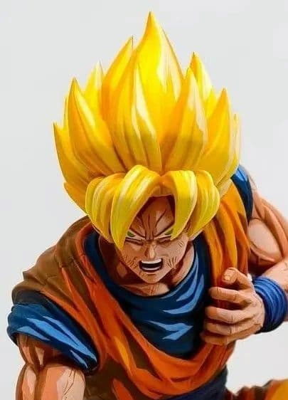 ドラゴンボール 孫悟空 リペイント 超サイヤ人 フィギュア ガレージキット