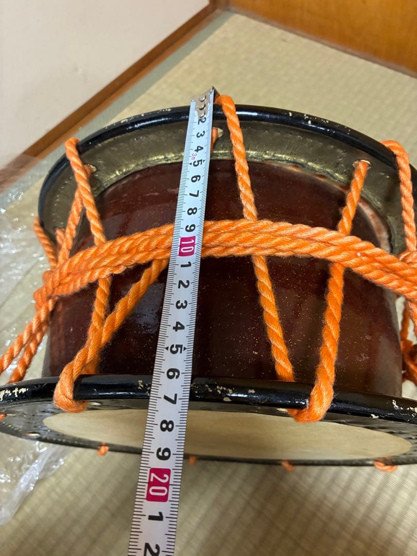 【ちかちゃん】締太鼓 バチ付き