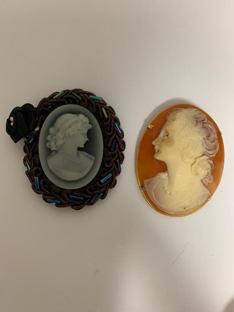 【まとめ売り】ヴィンテージ カメオブローチ ペンダント 10点セット