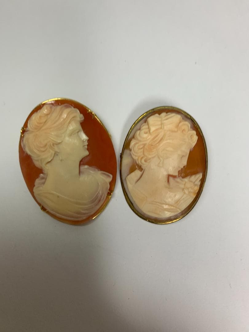 【まとめ売り】ヴィンテージ カメオブローチ ペンダント 10点セット