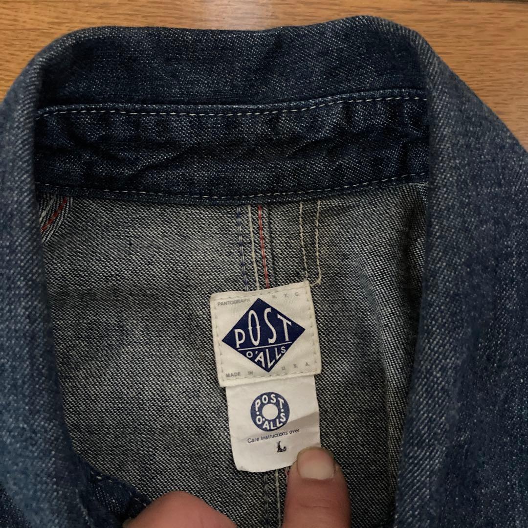 ポストオーバーオールズ　カバーオール Lサイズ