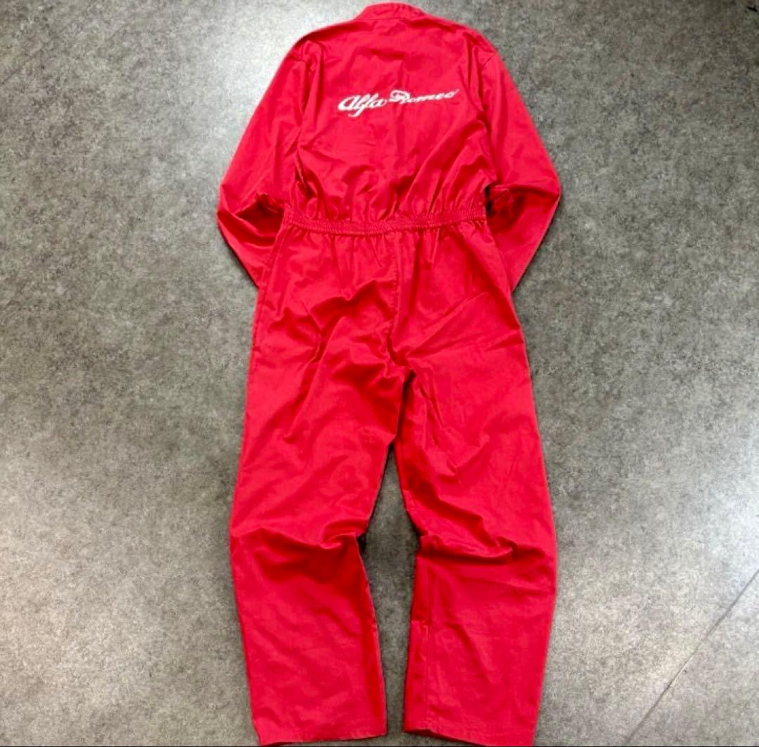 レア ALFA ROMEO アルファロメオ　オーバーオール メカニック つなぎ