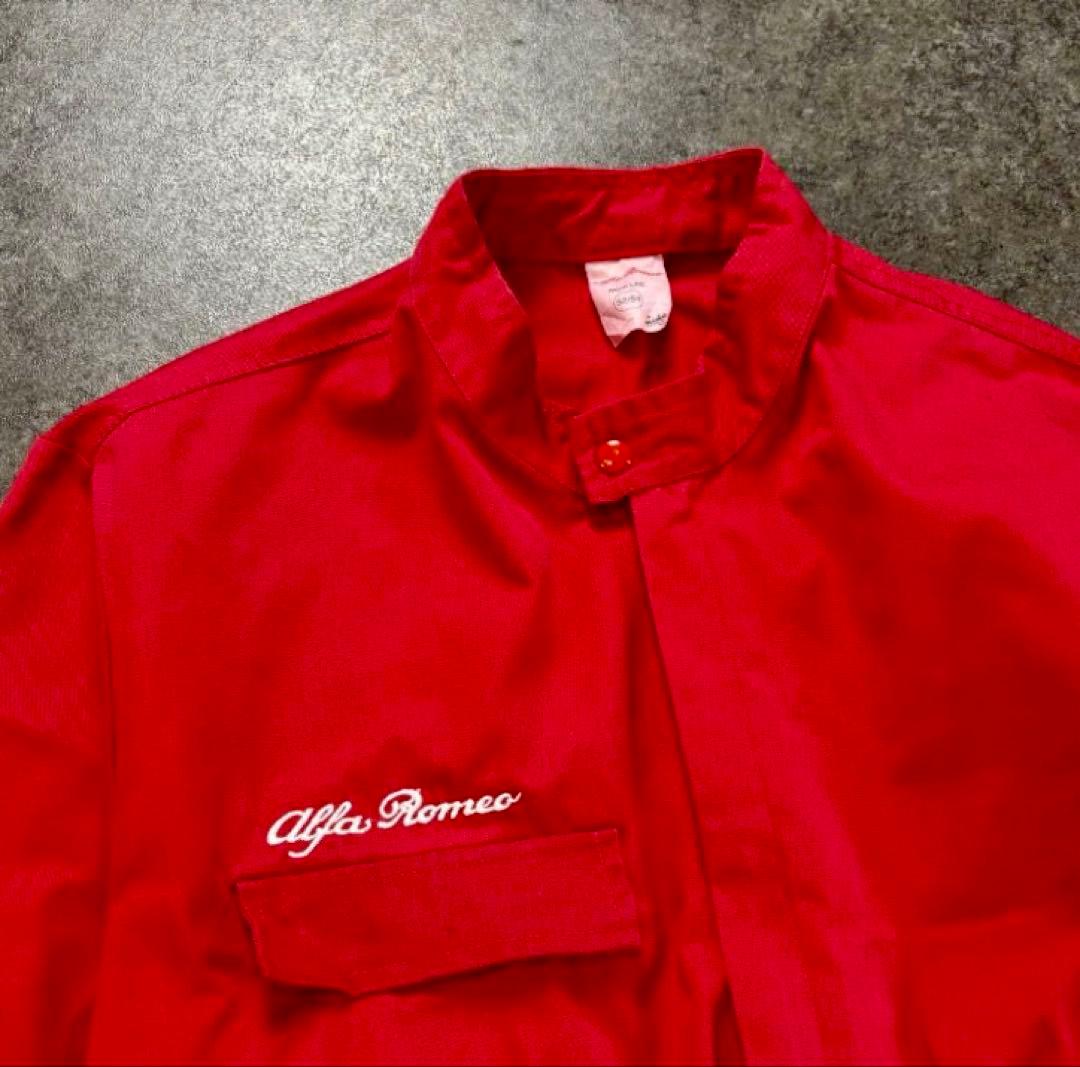 レア ALFA ROMEO アルファロメオ　オーバーオール メカニック つなぎ