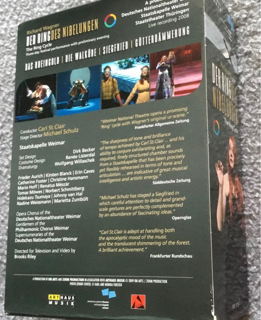 ワーグナー　楽劇　ニーベルングの指環　全曲7DVD揃　ワイマール劇場　外盤