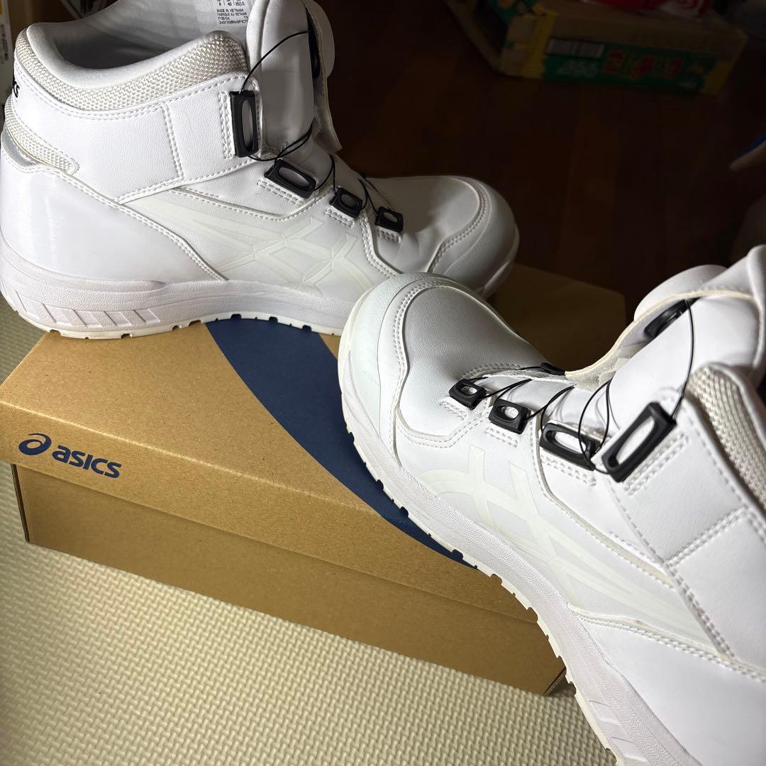 アシックス 安全靴 限定 ホワイト CP304