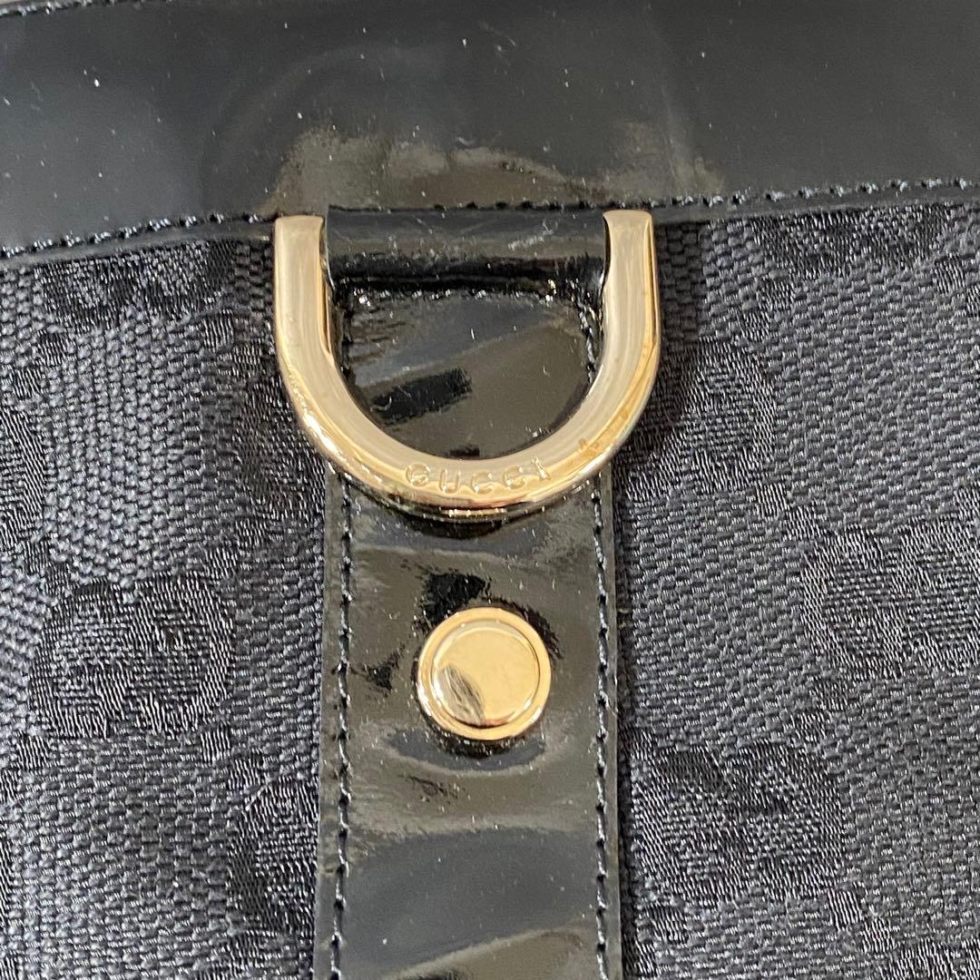 GUCCI グッチ　GGパターン モノグラム　ロングブーツ　ブラック 　22cm