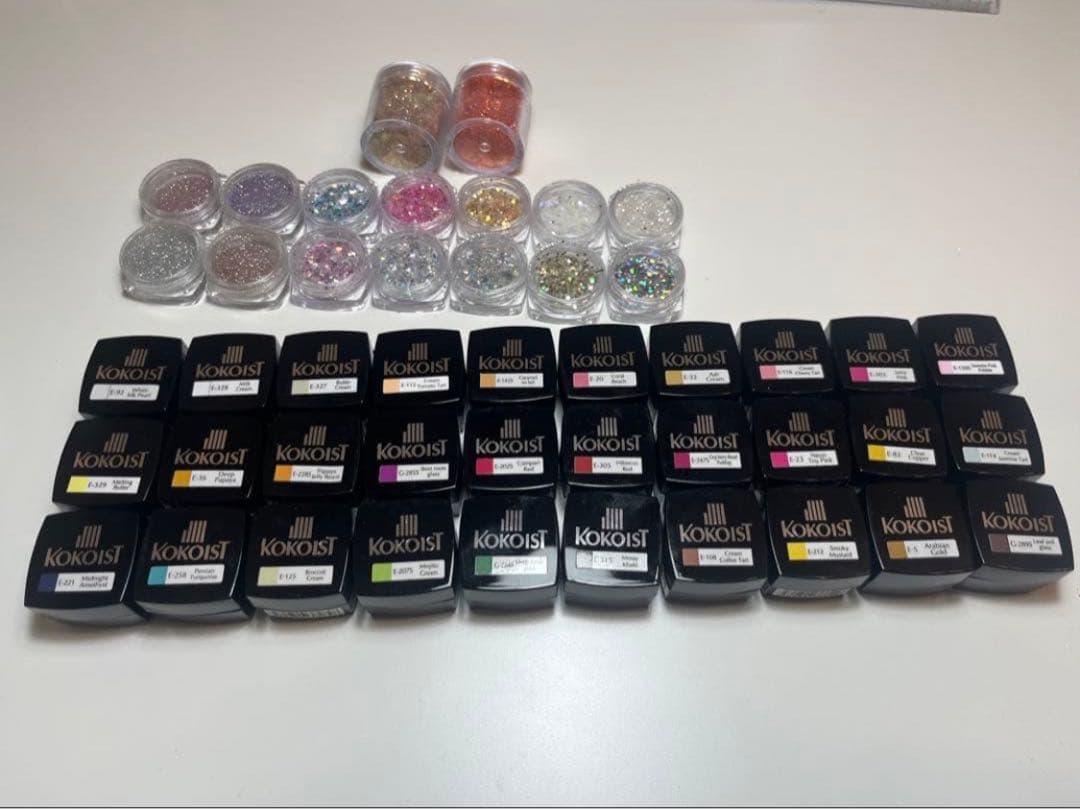 KOKOISTココイスト カラージェル 30色セット＋ラメ16個付き/ほぼ未使用