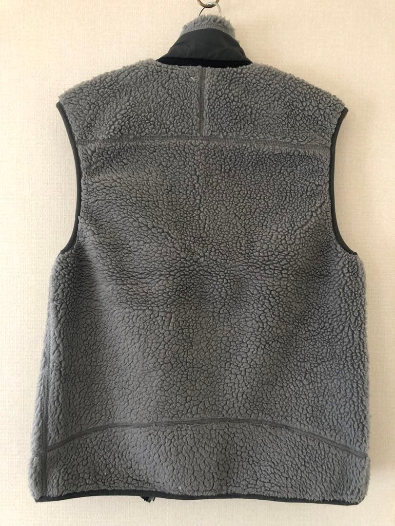 patagonia フリースベスト S グレー