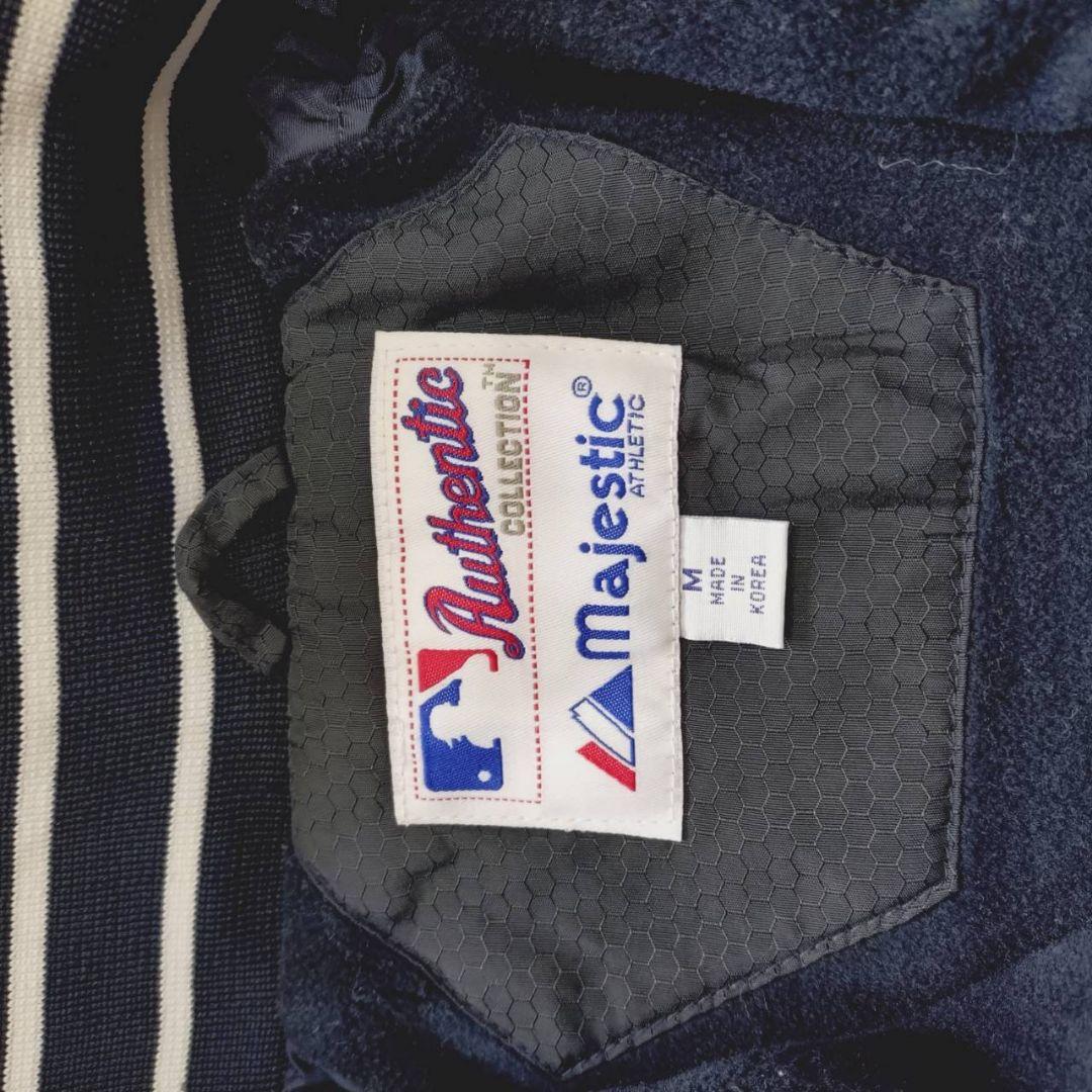 MLB ヤンキース 90s 総刺繍 スタジャン　ネイビー