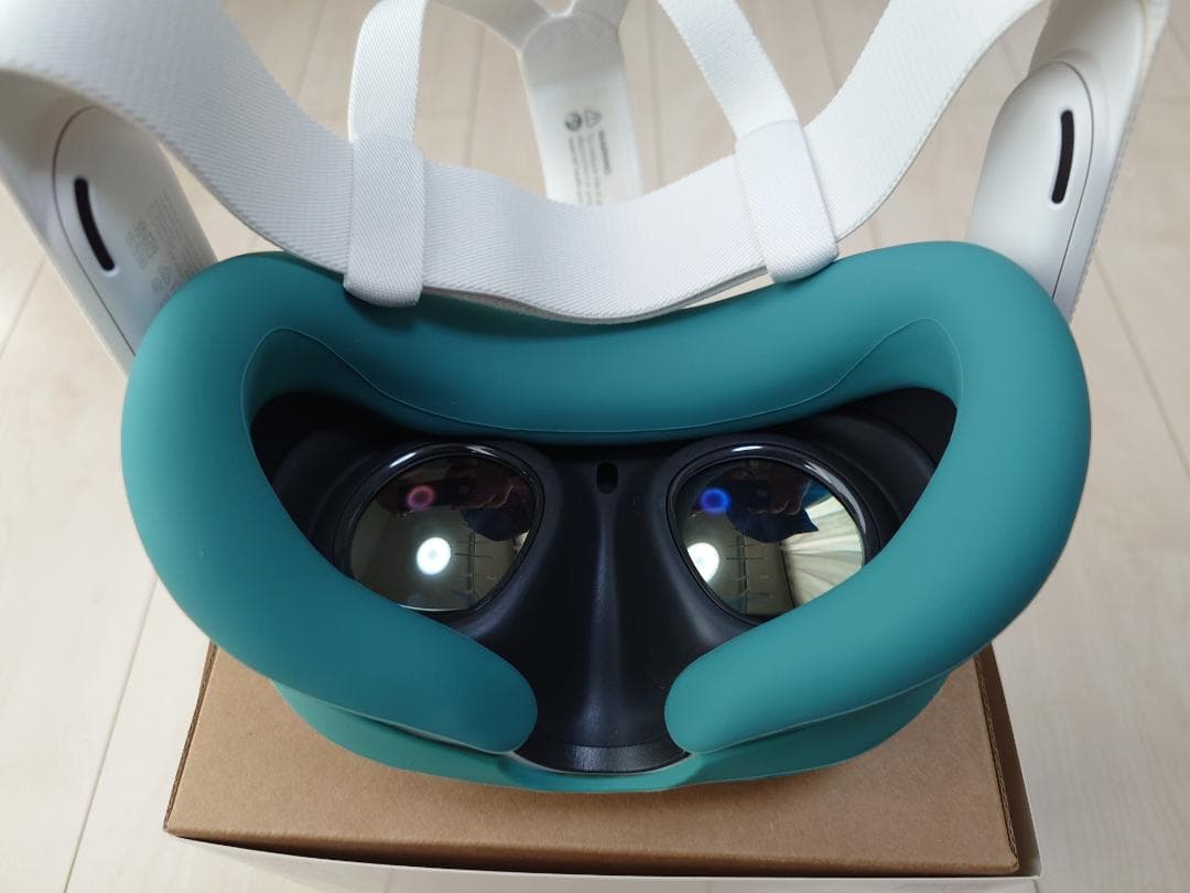 【美品】 Quest 3 128GB VRヘッドセット シリコンカバー付