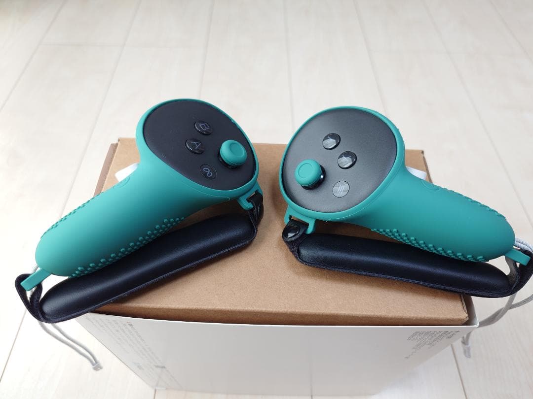 【美品】 Quest 3 128GB VRヘッドセット シリコンカバー付