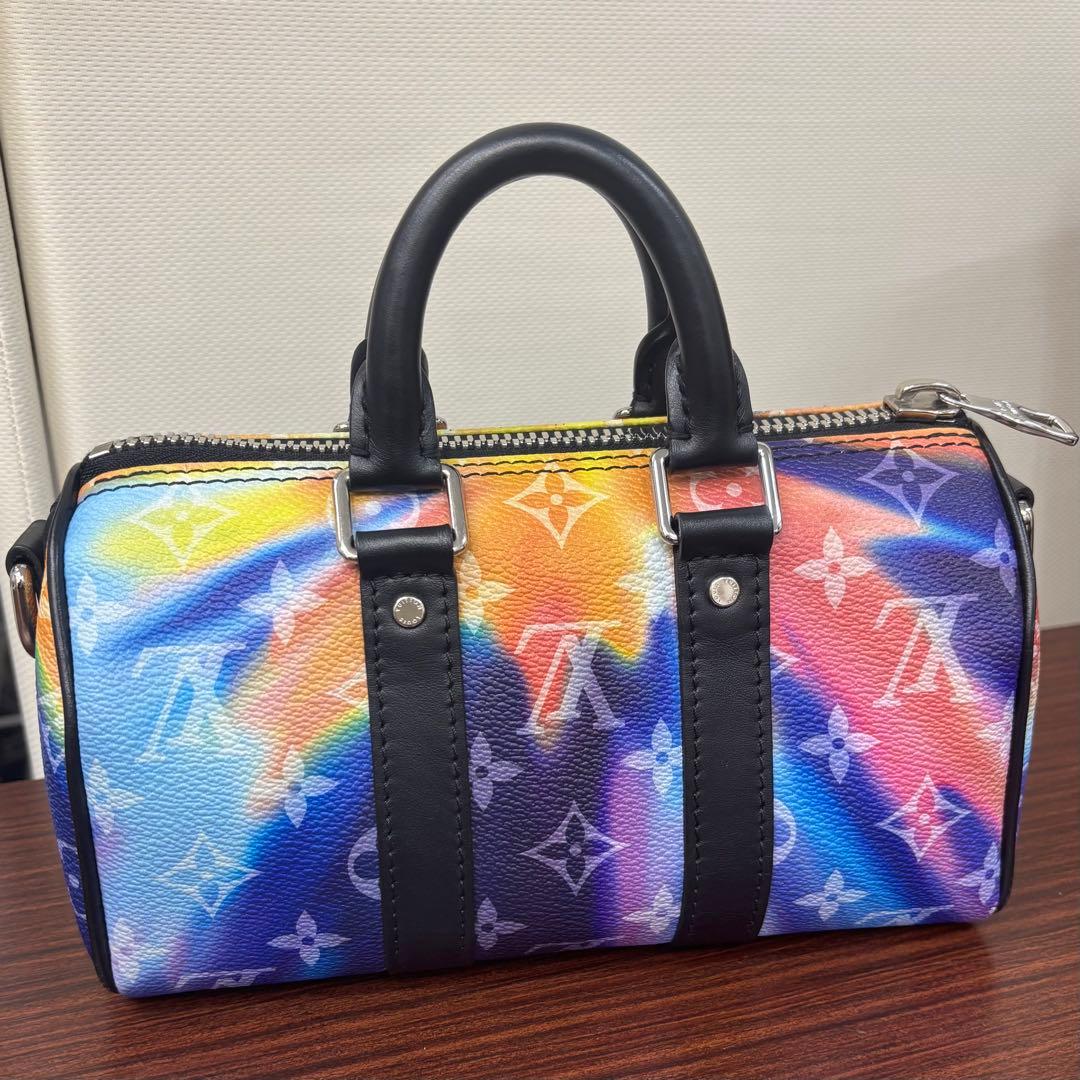 ルイヴィトン M80953 キーポルXS モノグラムサンセットミニボストンバッグ