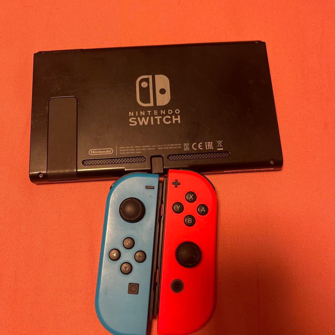 Nintendo Switch 本体 青/赤カセット付き